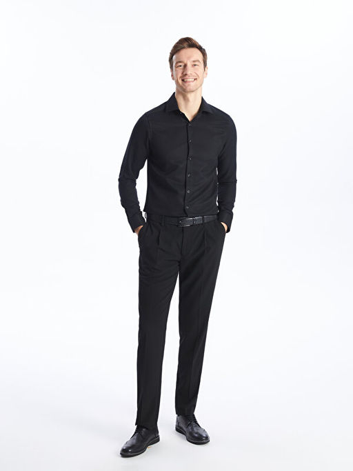 Slim Fit Uzun Kollu Arm?rl? Erkek G?mlek