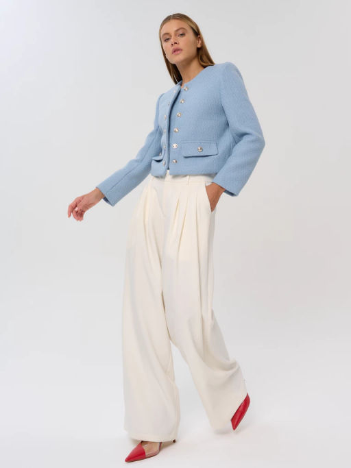 Пиджак женский 12421-34028 l.blue - Eleganzza фото 2