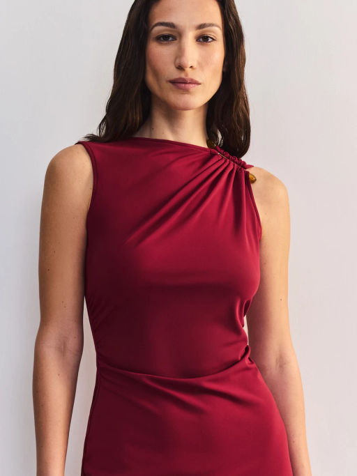 Платье длины миди с брошью ZR2605022923-77 / Zarina