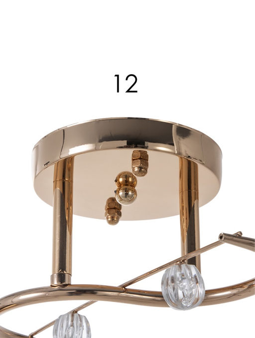 Люстра 13210/2, 2хE27, 40Вт, белый/золото