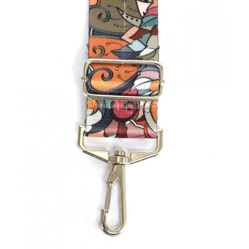 Плечевой ремень (стропа) ADEL-239/регулируемый, макс длина 150см, узор зеленый принт mpl 263298 - Adelia фото 3