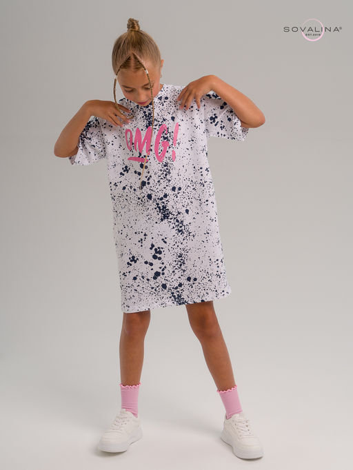 Платье Teen бум синий OMG - Sovalina фото 10