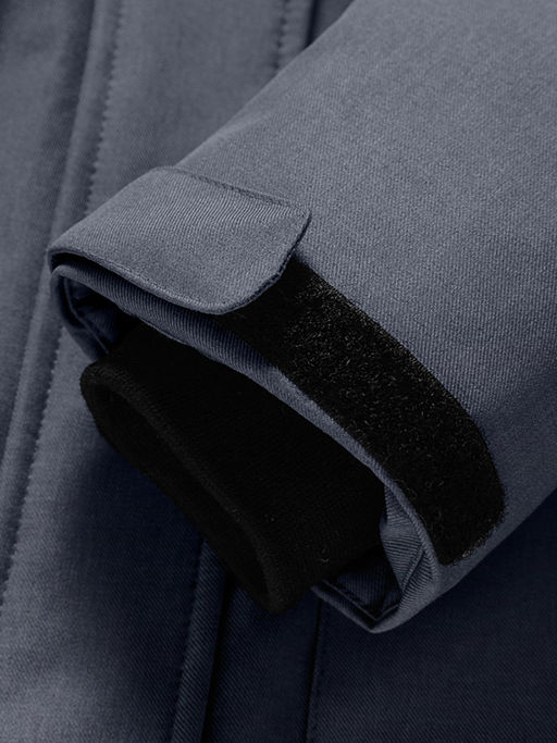 Парка зимняя Valianly подростковая для девочки серого цвета 9238Sr  фото 5