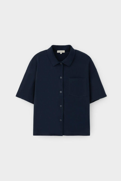 ЕВТ 3280/индиго рубашка жен