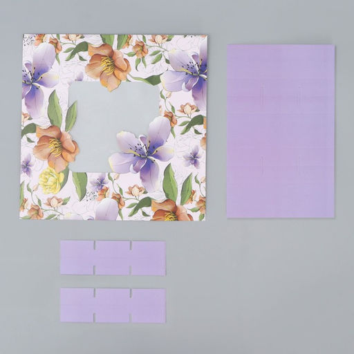 Цена за 5 шт. Коробка для конфет, кондитерская упаковка, 9 ячеек, «Для тебя», 14.7×14.7×3.5 см