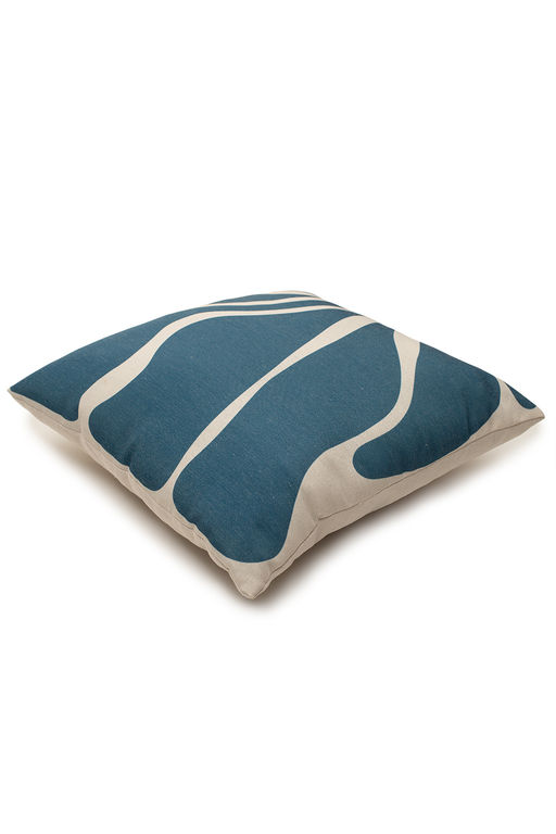 Подушка декоративная с фотопечатью 40х40 см ткань смесовая Матисс синий арт. 4052