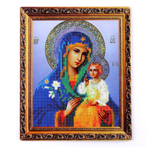 Алмазная вышивка «Неувядаемый цвет», 21×25 см, холст, ёмкость, с частичным заполнением