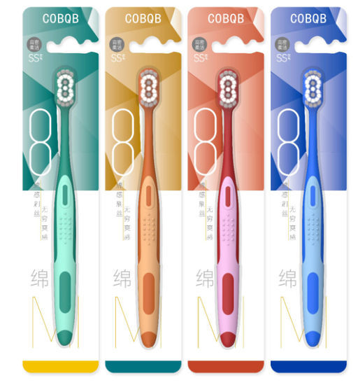 Многофункциональная спиральная одинарная зубная щетка с мягкой щетиной - Sadoer фото 3