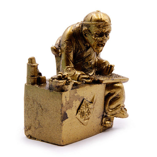 Фигурка Фен Шуй Цай Шень хозяин денег Богатство имудрость 7,5см-5,5см