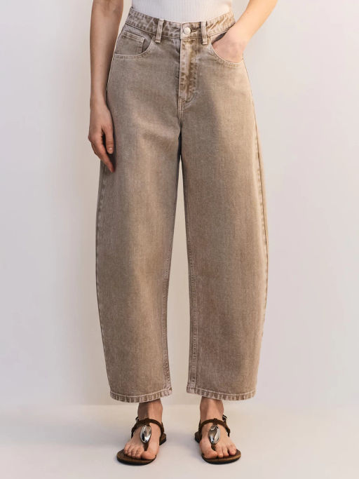 Джинсы бананы с высокой посадкой ZR2605092313-62 / Zarina