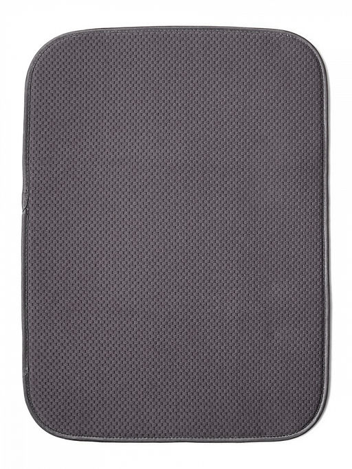 Коврик для сушки посуды 38x51 темно-серый полиэстер