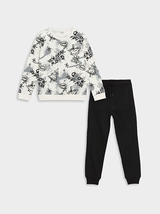 Bisiklet Yaka Erkek ?ocuk Kal?n E?ofman Tak?m?