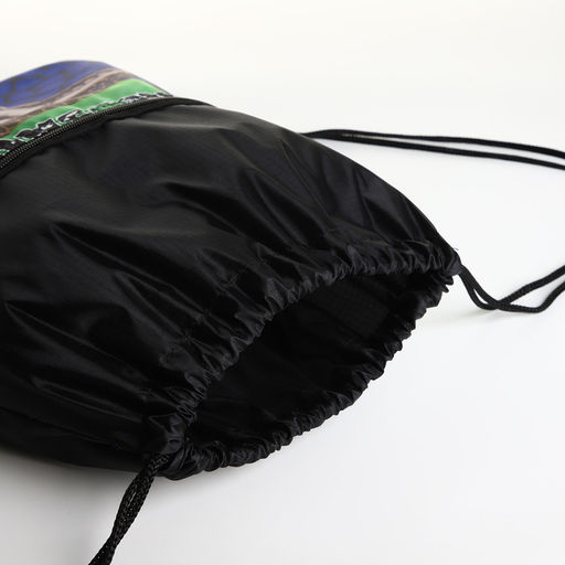 Мешок для обуви, 34*0,1*45, отд на молнии, отд на стяжке, черный - Simaland фото 3