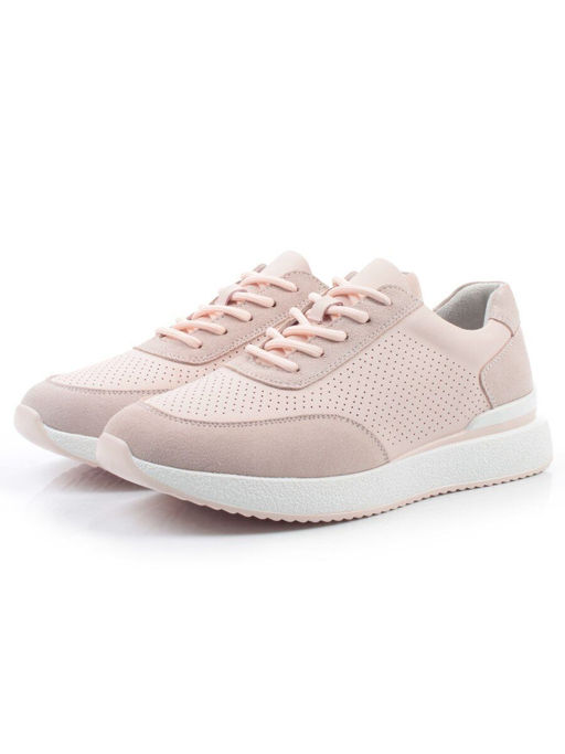 03-YH316-2 PINK Кроссовки женские (натуральная кожа)