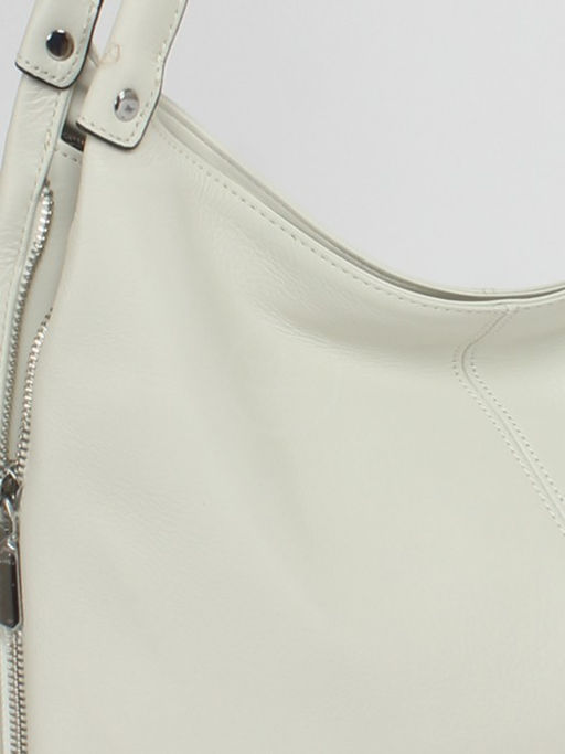 Сумка женская натуральная кожа GU 2033-3161, 1отд+карм/перег, 2плеч/рем, белый SALE 253554 - Adelia фото 4