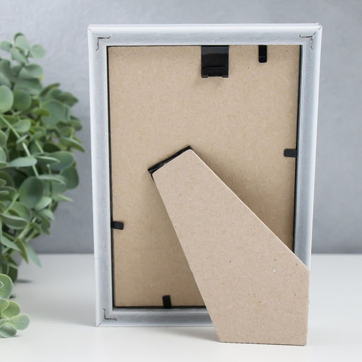 Цена за 2 шт. Фоторамка пластик "Арона" 10x15 см, белый (пластиковый экран)