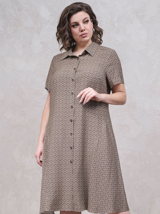 Платье Avanti 1618 серый/черный - Mira fashion фото 212