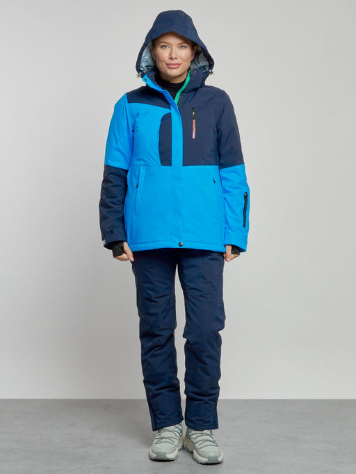 Горнолыжный костюм женский зимний синего цвета 03307S - Chunmai фото 5