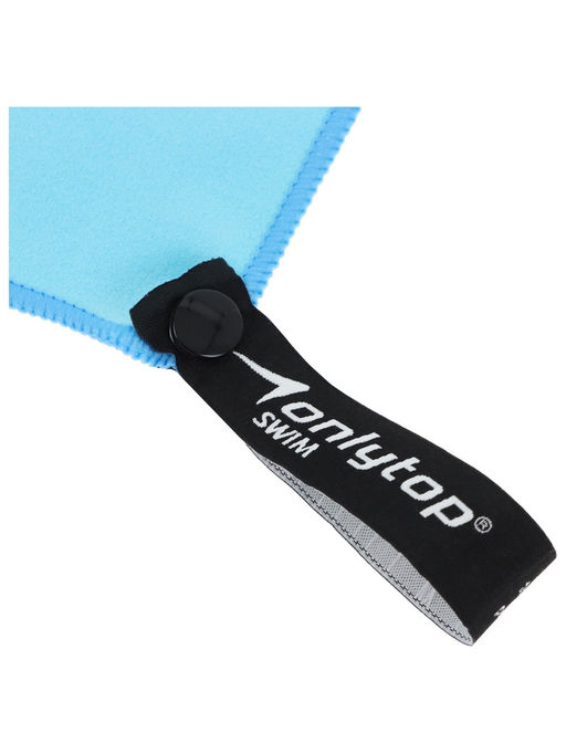 Полотенце из микрофибры ONLYTOP, 40х40 см, цвет голубой