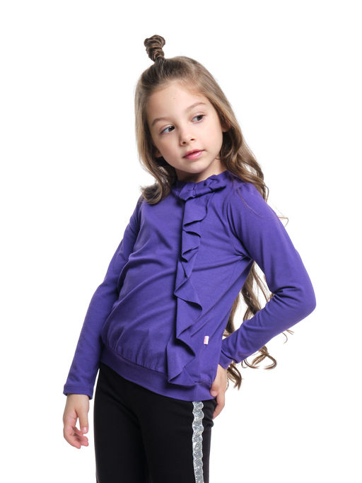 Футболка (лонгслив)	 UD 0625 фиол/сирень - Mini maxi фото 3