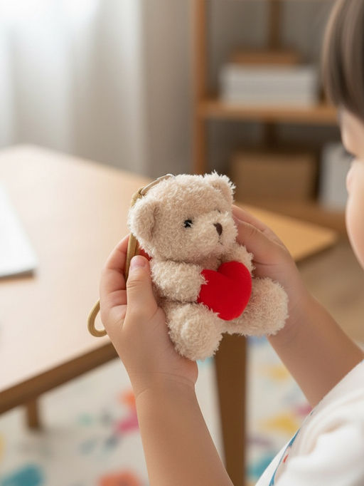 Мягкая игрушка на подвесе "Любимый медвежонок" 10 см