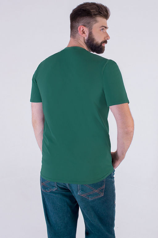 Арт. 67114/6 Футболка мужская 48-58 (6 шт) Цвет:темно-зеленый - Идеал фото 3