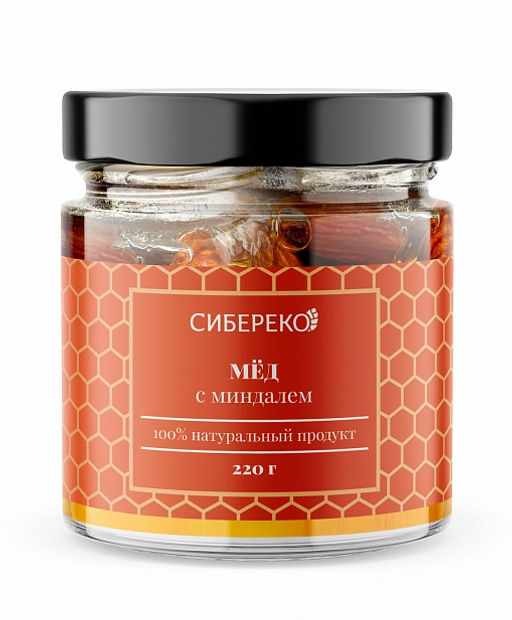 Мёд с миндалем 220 г