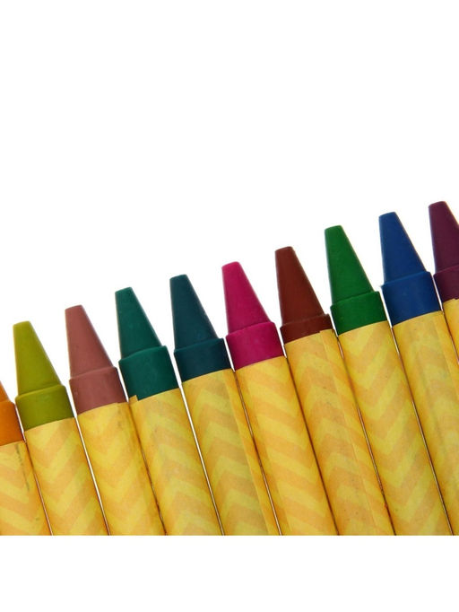 Мелки восковые Calligrata, цветные, 24 цвета, 93×8 мм