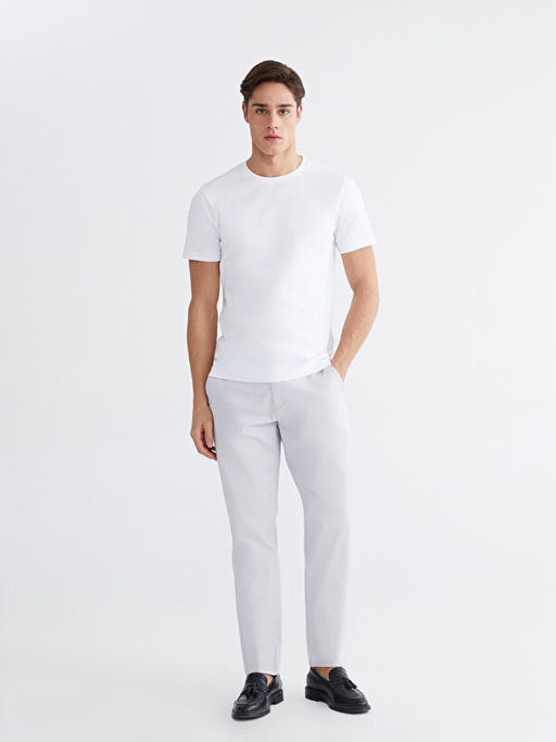 Bisiklet Yaka Penye Erkek Ti??rt