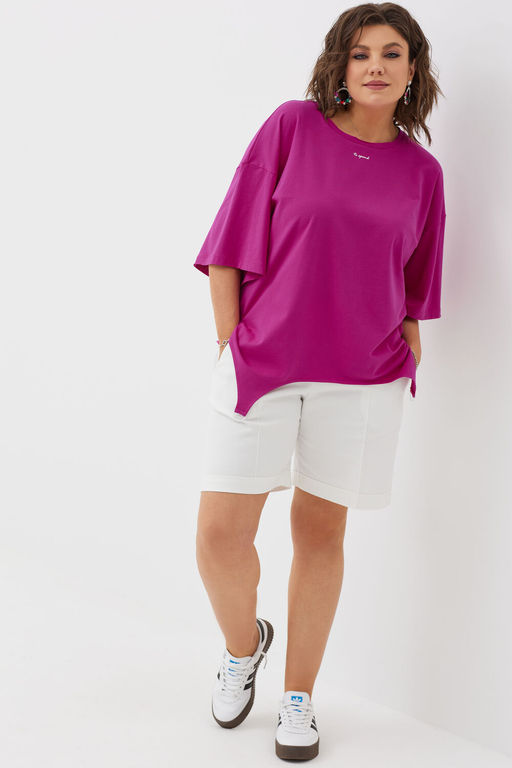 Футболка BegiModa 4093 малиновый  фото 6