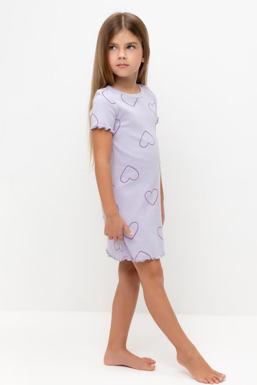 Crockid _ К 1180/лепесток орхидеи,контурное сердце сорочка ночная для дев  фото 3