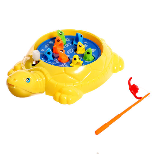 Рыбалка заводная «Черепаха», 8 рыбок с удочкой