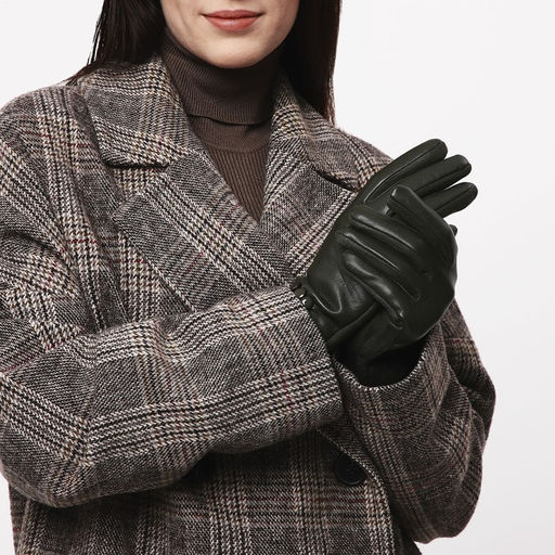 Перчатки женские, безразмерные, без утеплителя, цвет хаки - Simaland фото 4