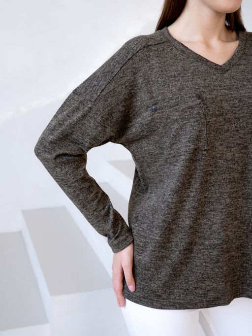 Джемпер жен.арт.417-2,коричневый - Binita фото 9