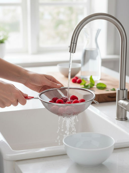 Дуршлаг из нерж стали с пластик. ручкой Tagliatelle, диа 18,5 см арт.985505 /Mallony/  фото 3