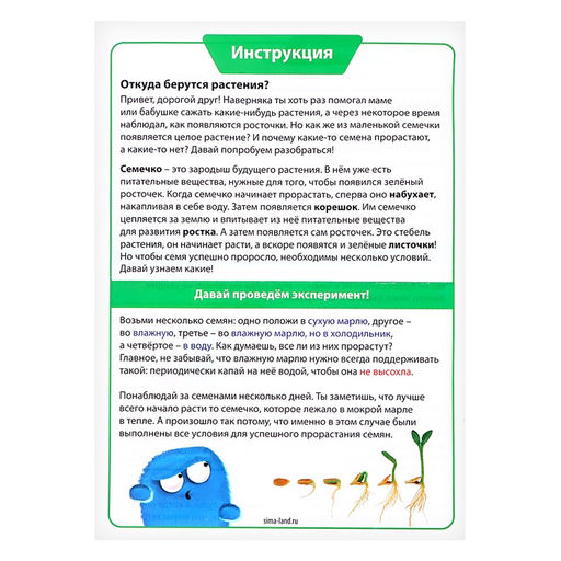 Набор для опытов «Экоферма», своими руками