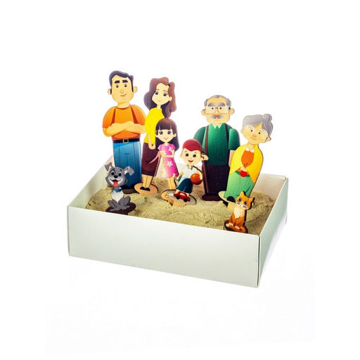 Набор для песка WoodLand Toys «Семья»