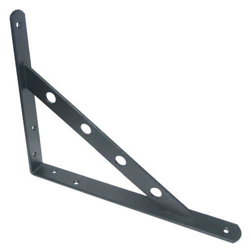 Кронштейн усиленный 350х250мм (полимер.покр.серебро)