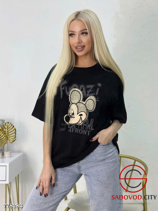 Женская футболка оверсайз - Bruno фото 2