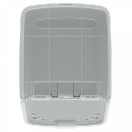 Контейнер для продуктов 10,5л, 33,7х23,8х21,7см, откидная крышка с отверстиями, полипропилен, серый (Россия) - Домашняя мода фото 8