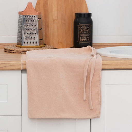 Фартук Этель «Классика» цвет бежевый 65×80 см, 100%пэ, велюр