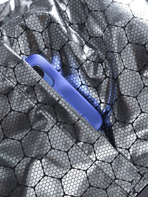 Куртка мужская удлинённая стёганая с капюшоном и графеновой подкладкой утеплитель тинсулейт