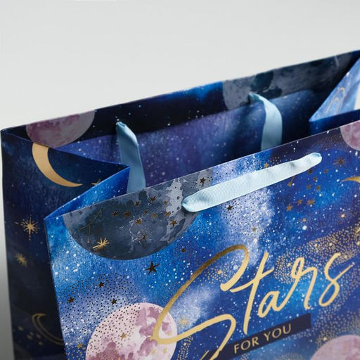 Пакет ламинированный Stars, 30,5 25,5 18 см - Дарите счастье фото 7