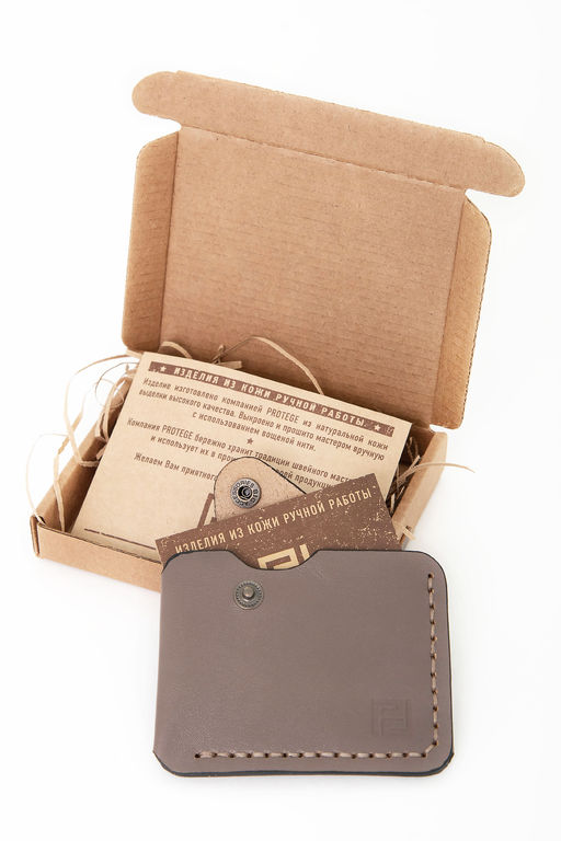 Портмоне-кардхолдер MK-7.8 темный капучино - Protege фото 4