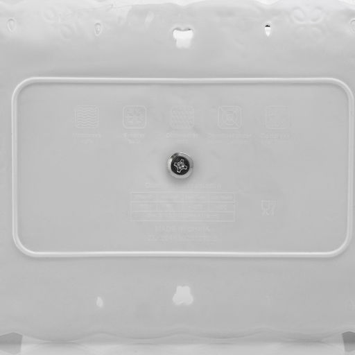 Этажерка для фруктов и десертов Доляна «Вивьен», 3 ярусная, пластик, 15.5×11 см, 19.2×13.8 см, 22.7×16.4 см, белая