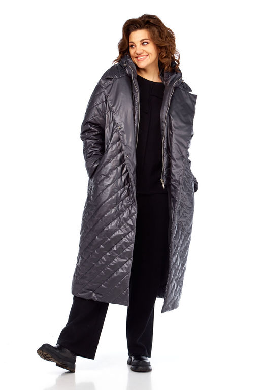 Пальто Diamant 2131 графит фото 17