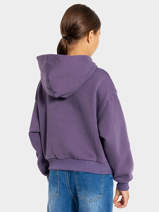 Худи для девочек в светло-фиолетовом оттенке - Mark formelle фото 3