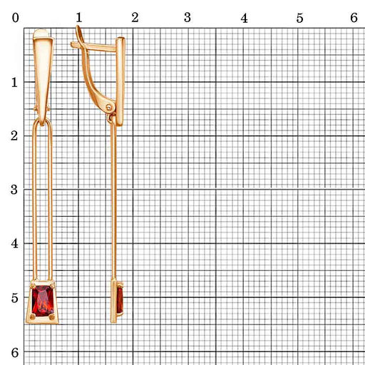 СЕРЬГИ 34813895Гр - Красная пресня фото 2