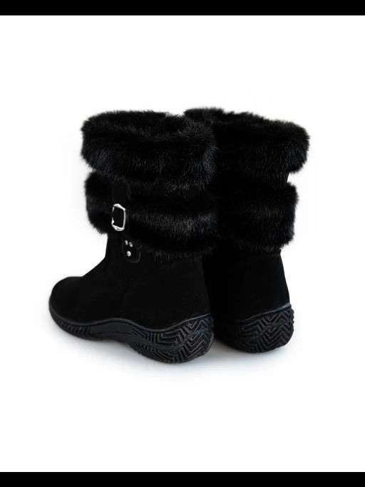 сапоги Унты натуральная замша, натуральная овчина, короткие с замком, литая подошва - Мирунт фото 21