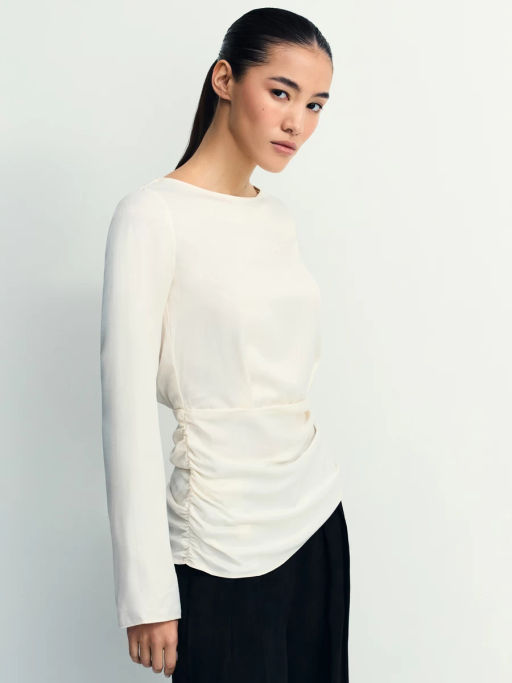 Асимметричная блуза из вискозы / Zarina